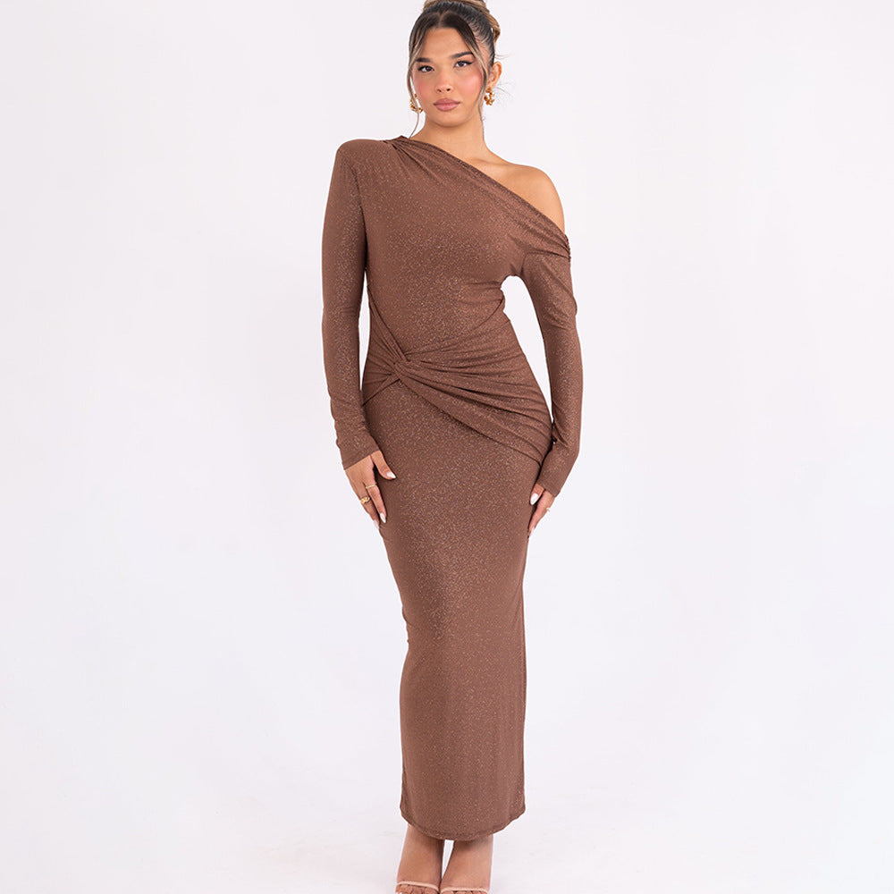 Latisha | Geplooide Jurk - Fashion Lab