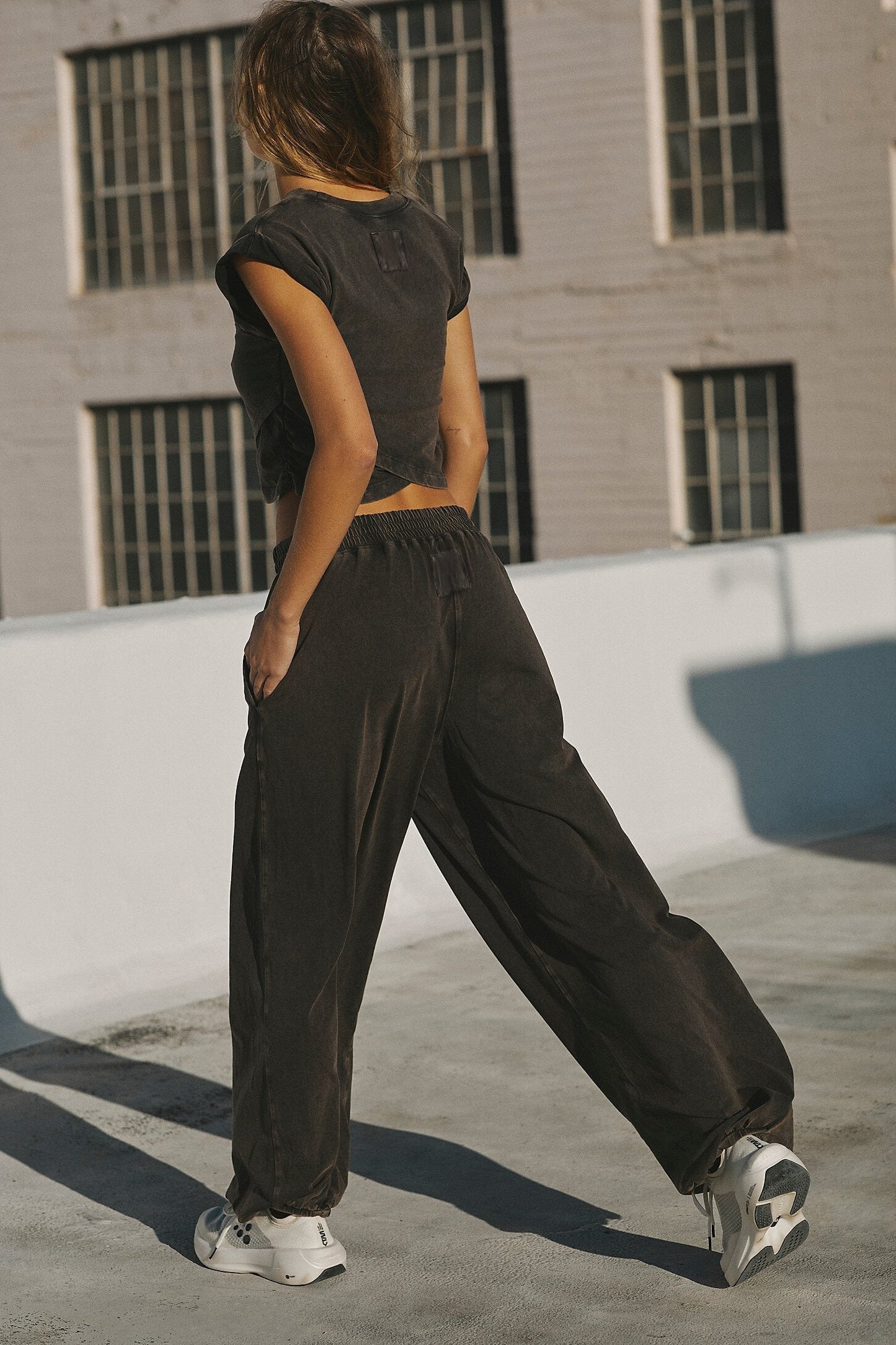 Margaux | Vintage Gewassen Loungewear Set - Fashion Lab