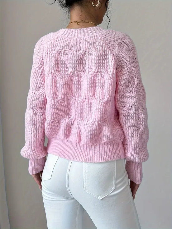 Trui voor dames โ Ada | Schattig Vestje Met Strik