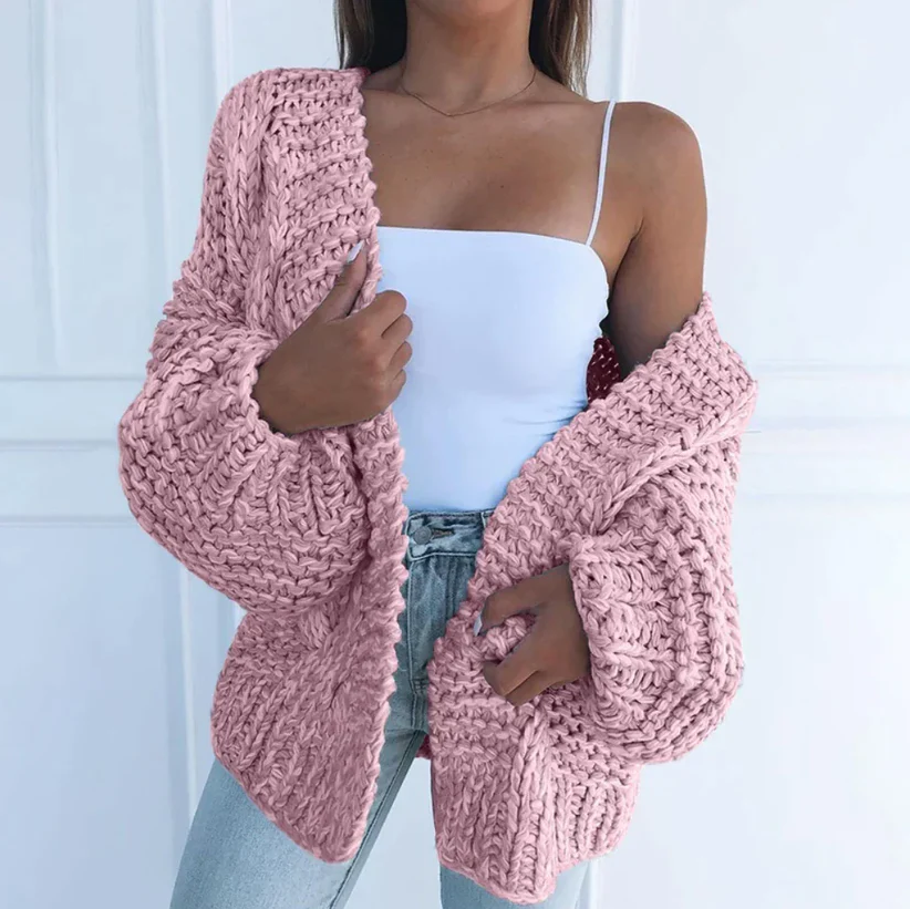 Trui voor dames โ Alxia | Grofgebreid Vest