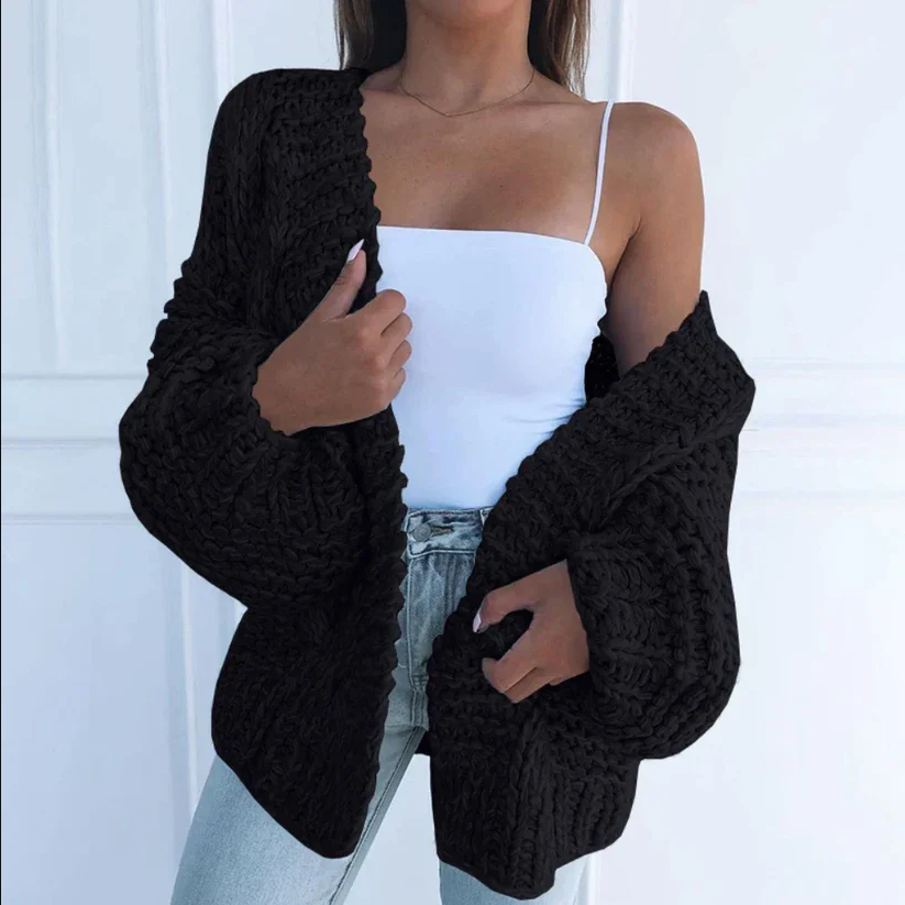 Trui voor dames โ Alxia | Grofgebreid Vest