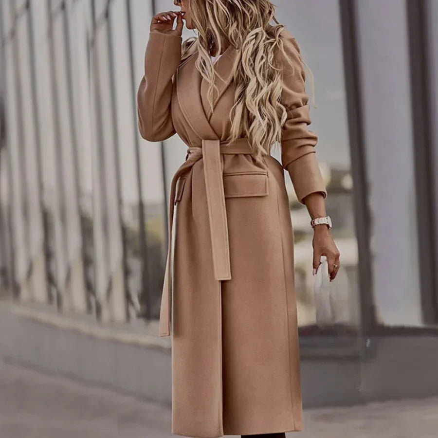 Jas voor dames – Amanda | Elegant Damesjasje Met Modieuze Riem