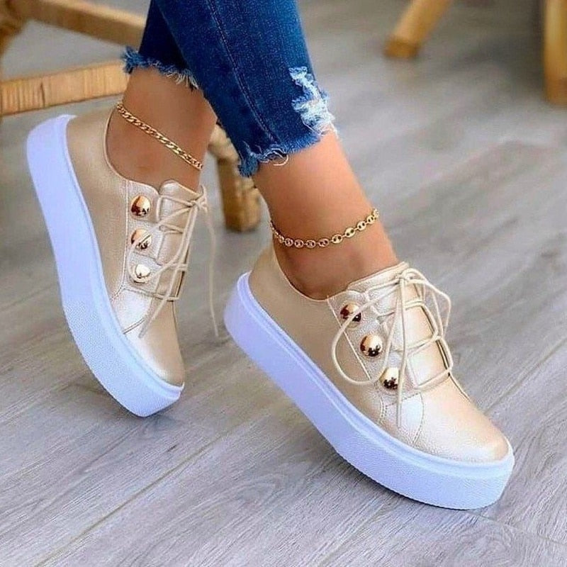 schoenen voor dames – Astrid | Elegante en kleurrijke sneakers voor dames - 100% leer