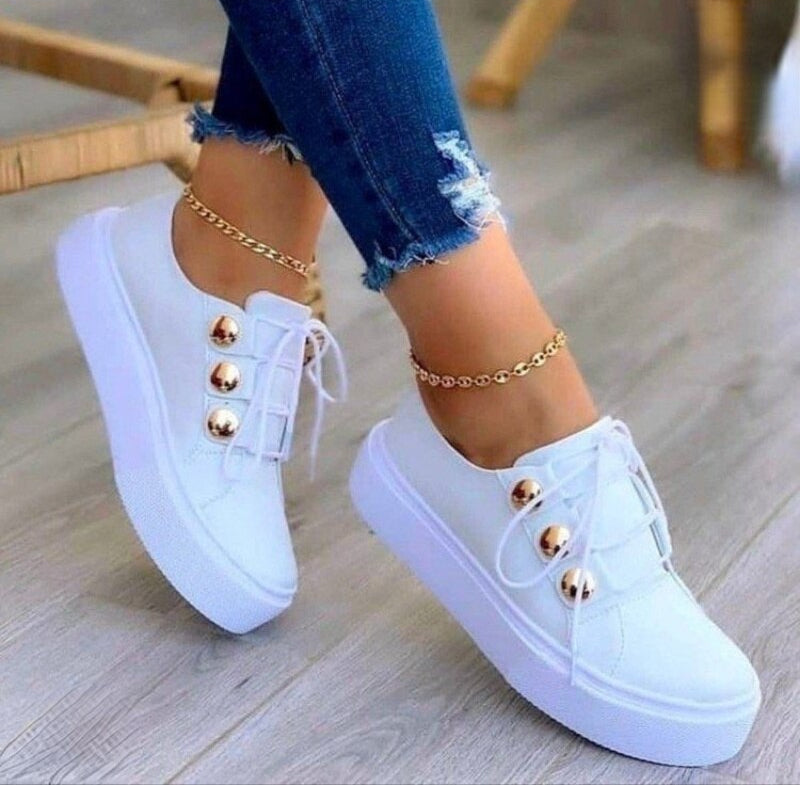 schoenen voor dames – Astrid | Elegante en kleurrijke sneakers voor dames - 100% leer