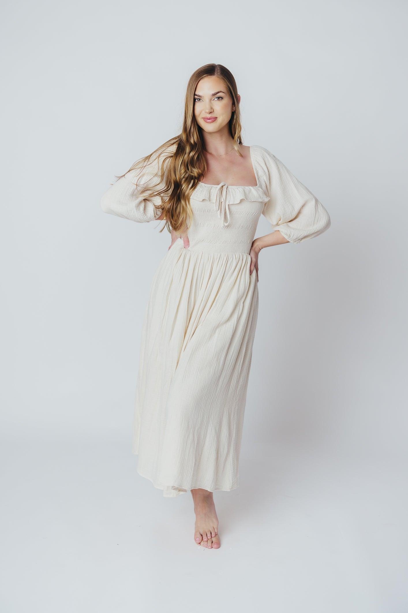 Axayarah | Midi Jurk - Fashion Lab