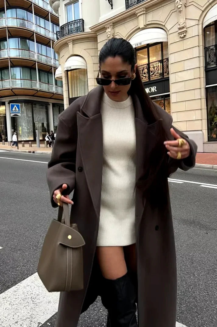 Ayesha | Oversized mantel jas - Fashion Lab