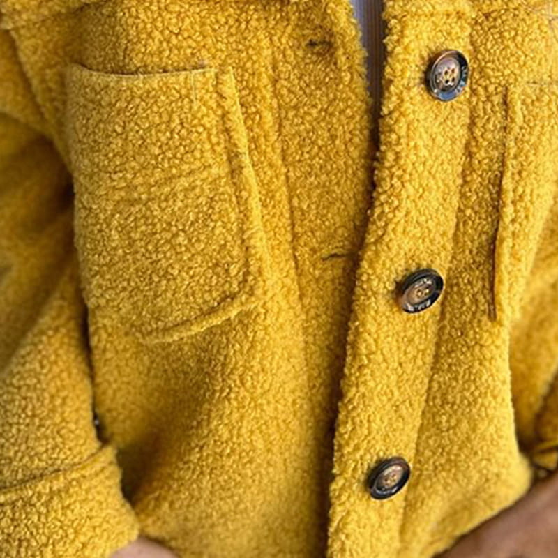 Bellamy | Korte Warme Bouclé Jas - Fashion Lab