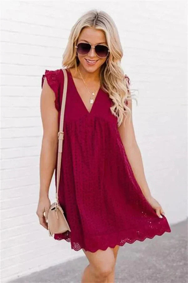 Briana | Mouwloze Mini Jurk - Fashion Lab