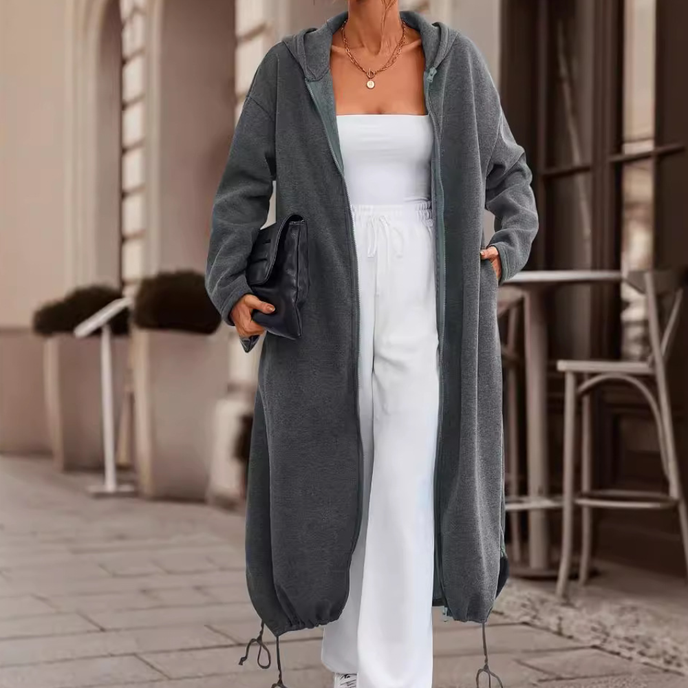 vest voor dames – Brianna | Stijlvol Damesvest Met Hoodie