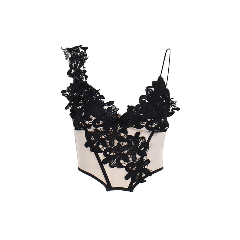 Moriah | Bloemen Geborduurde Top - Fashion Lab