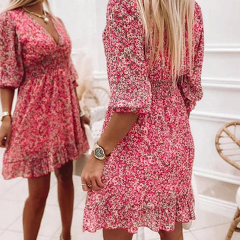 jurk voor dames – Charlize | Stijlvolle Midi Jurk