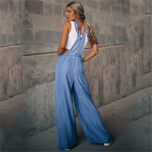Rianne | Dames Denim Jumpsuit - Fashion Lab