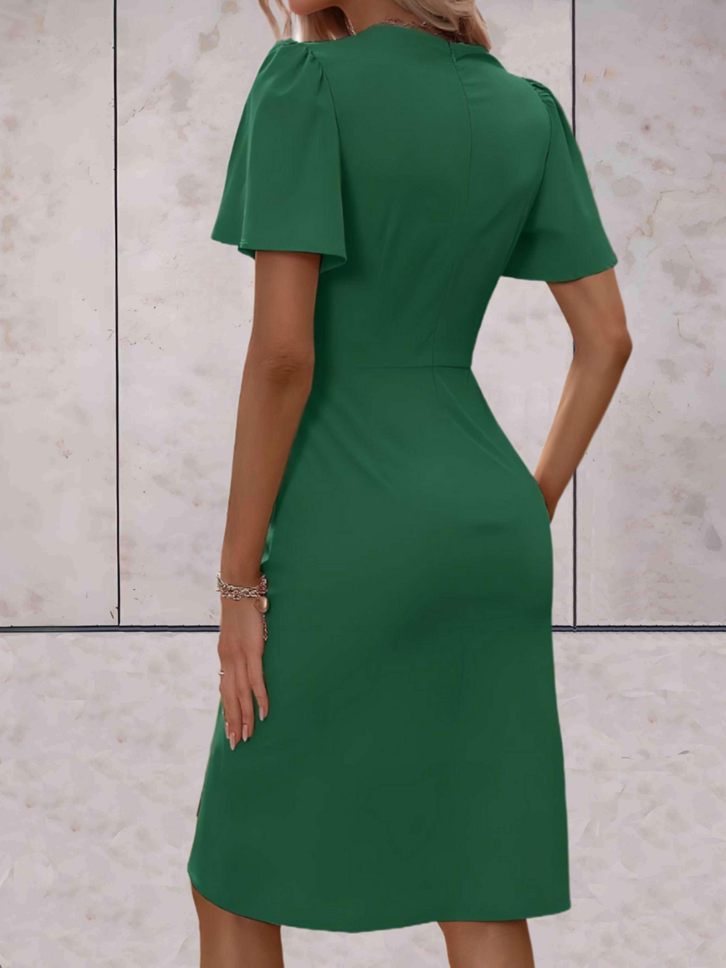 Jeanette | Elegante Wikkeljurk - Fashion Lab