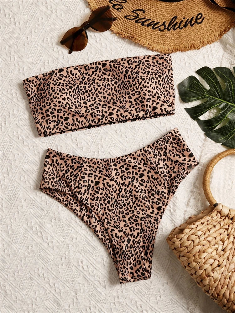 Avayah | Trendy Bandeau Bikini Set - Fashion Lab