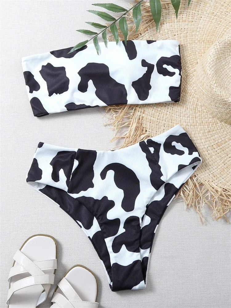 Avayah | Trendy Bandeau Bikini Set - Fashion Lab