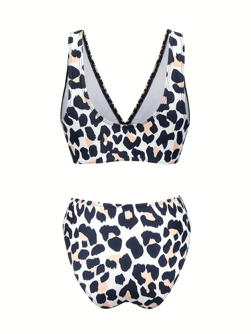 Bailee | Verfijnde Leopard Print Bikini Set - Fashion Lab