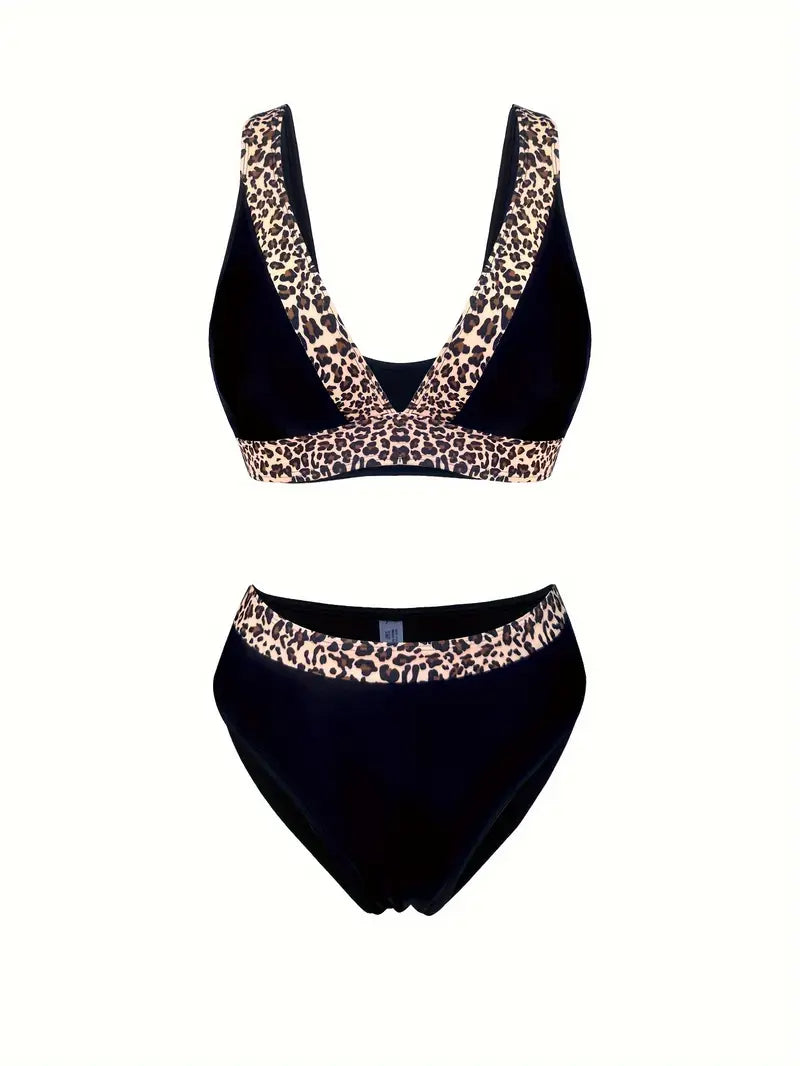 Bailee | Verfijnde Leopard Print Bikini Set - Fashion Lab