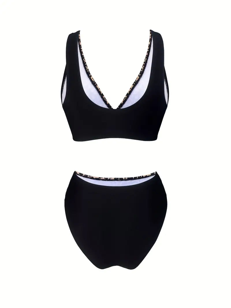 Bailee | Verfijnde Leopard Print Bikini Set - Fashion Lab