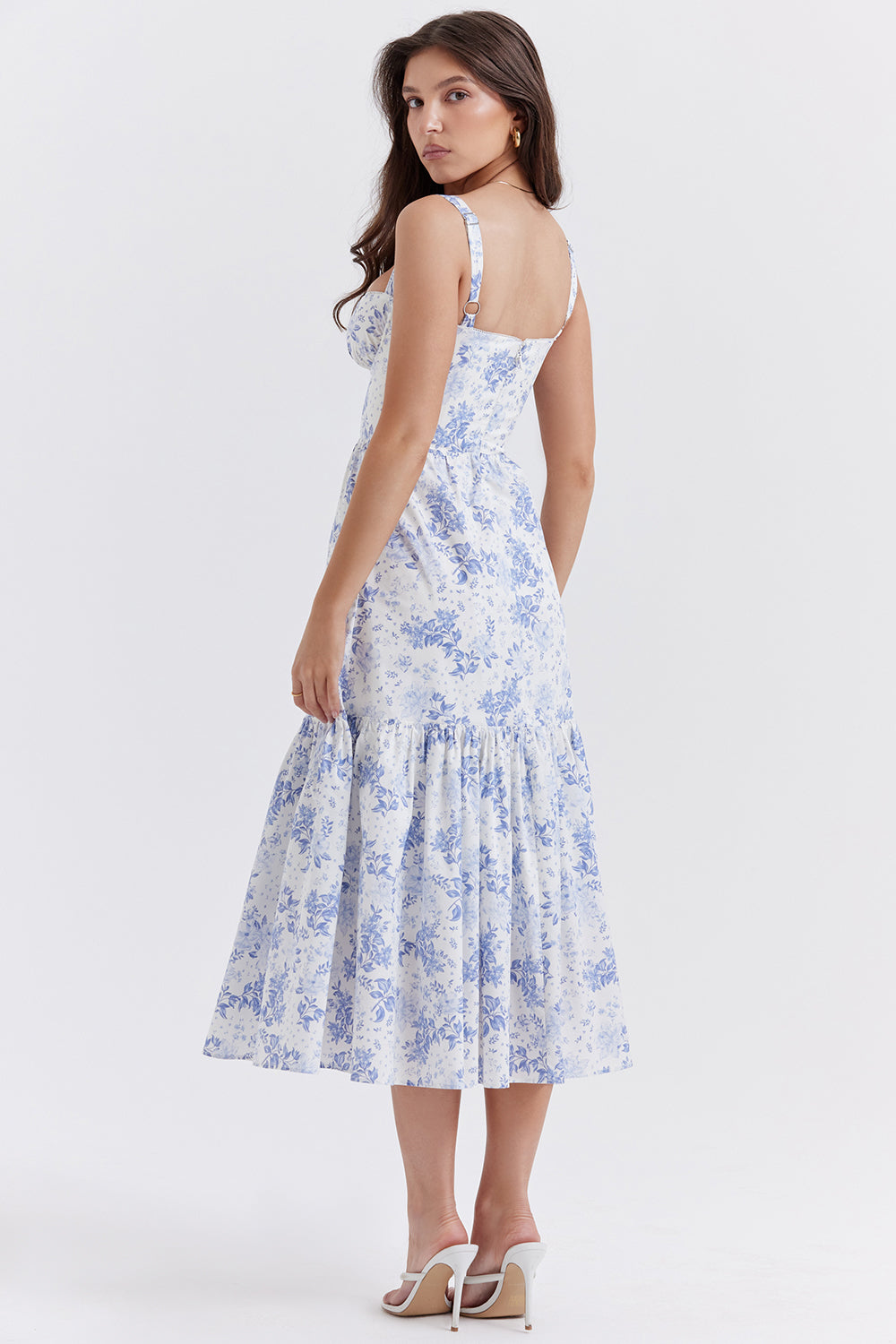 jurk voor dames – Elysia | Bloemen Midi Zonnejurk