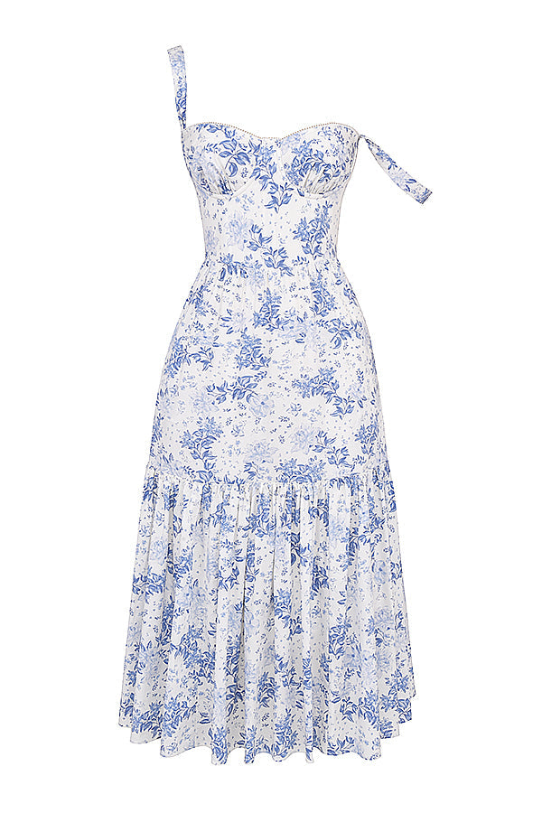 jurk voor dames – Elysia | Bloemen Midi Zonnejurk