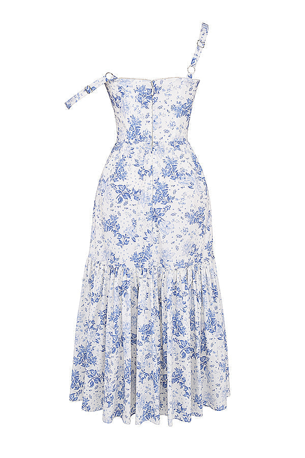 jurk voor dames – Elysia | Bloemen Midi Zonnejurk