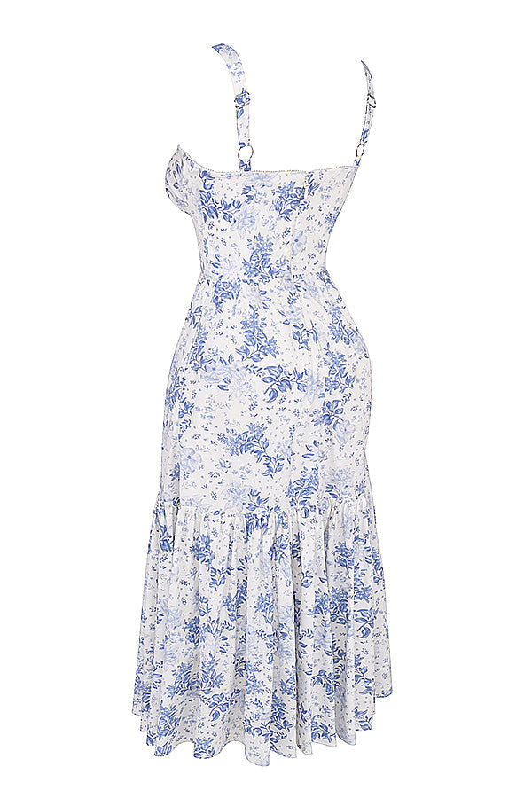 jurk voor dames – Elysia | Bloemen Midi Zonnejurk