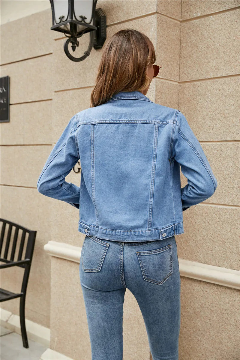 jas voor dames β Eva | Kort Denim Jasje