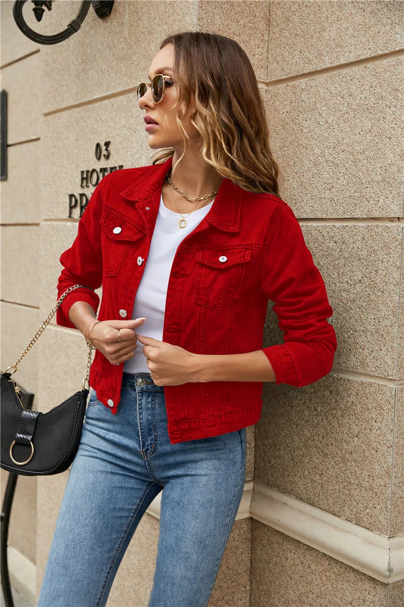 jas voor dames β Eva | Kort Denim Jasje