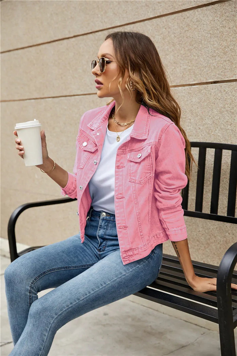 jas voor dames β Eva | Kort Denim Jasje