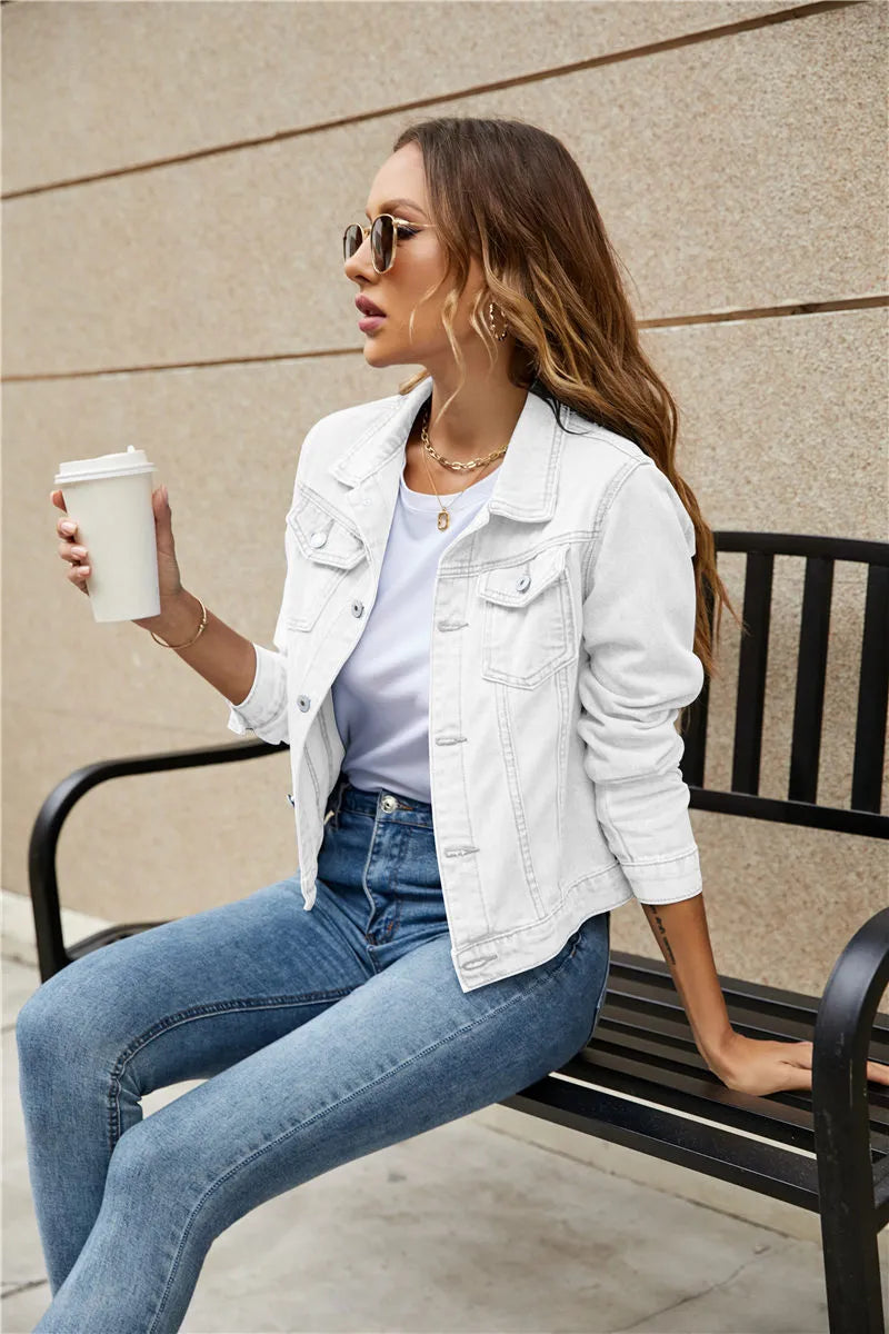 jas voor dames β Eva | Kort Denim Jasje