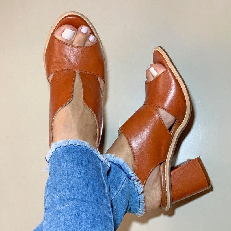 Gaylene | Lux Leather Leren Dames Sandalen - Fashion Lab