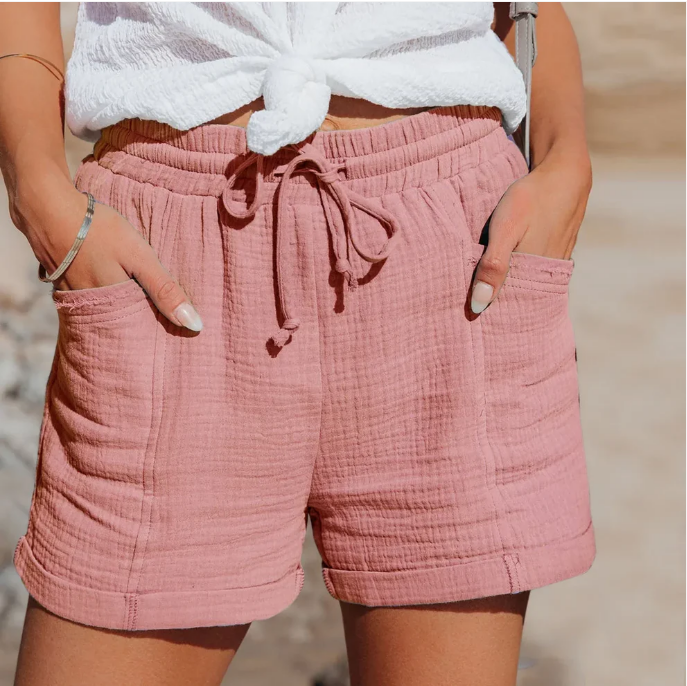 broek voor dames – Godiva | Katoenen Zomershort