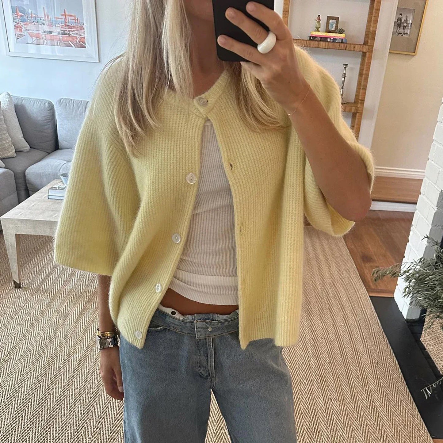Milia | Streetwear vest met korte mouwen en ronde hals - Fashion Lab