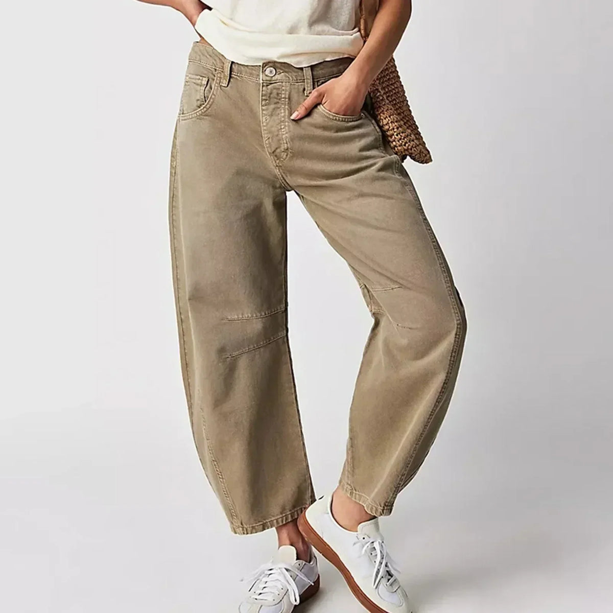 Haisley | Wijde spijkerbroek - Fashion Lab