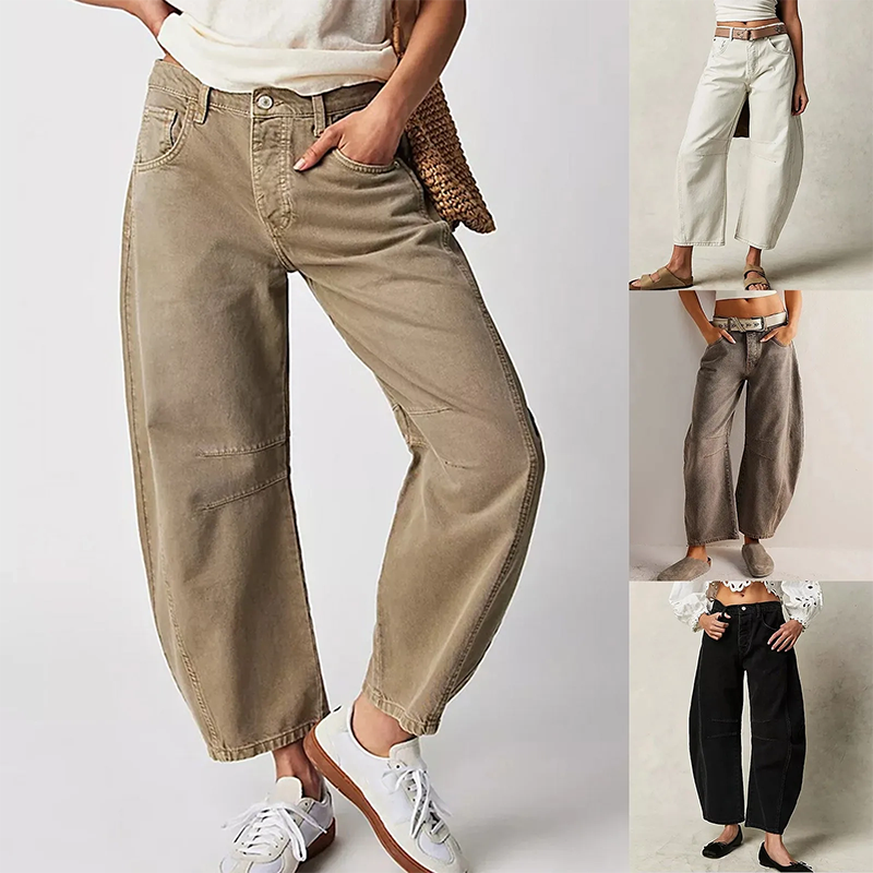 Haisley | Wijde spijkerbroek - Fashion Lab