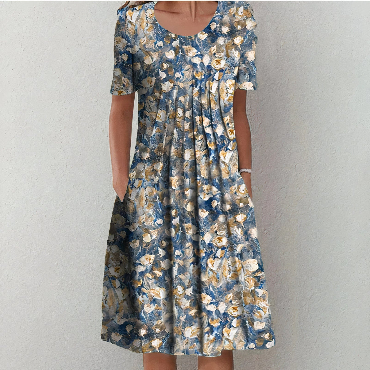 Jurk voor dames – Hallie | Elegante Katoenen Jurk