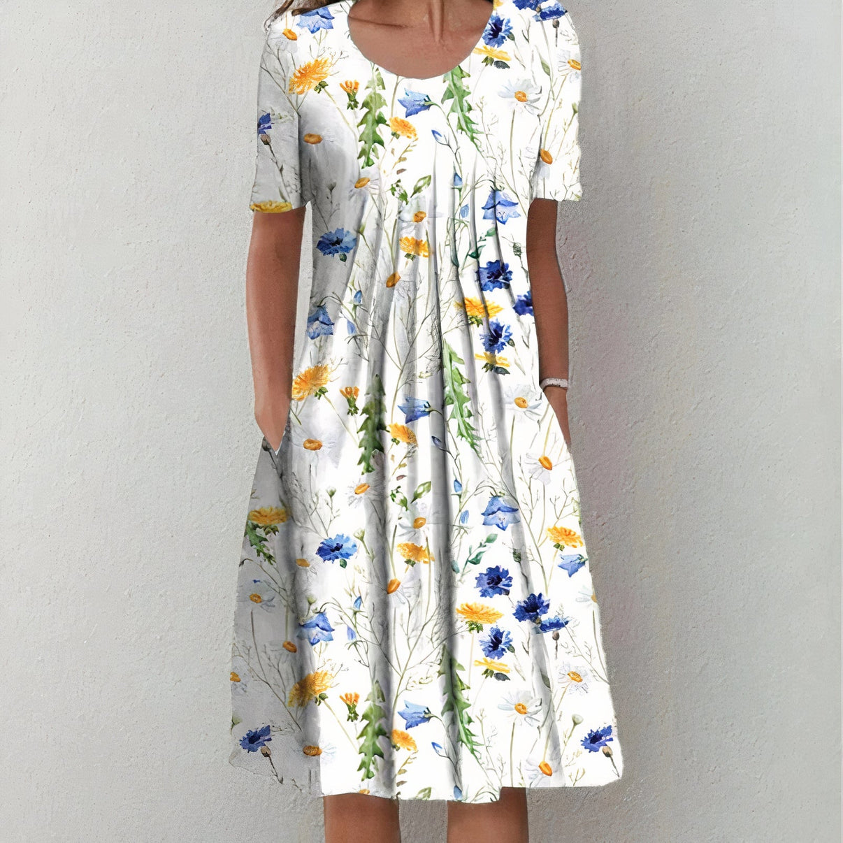 Jurk voor dames – Hallie | Elegante Katoenen Jurk