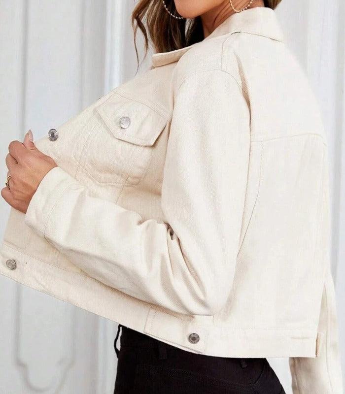 Hermione | Cropped Spijkerjack - Fashion Lab