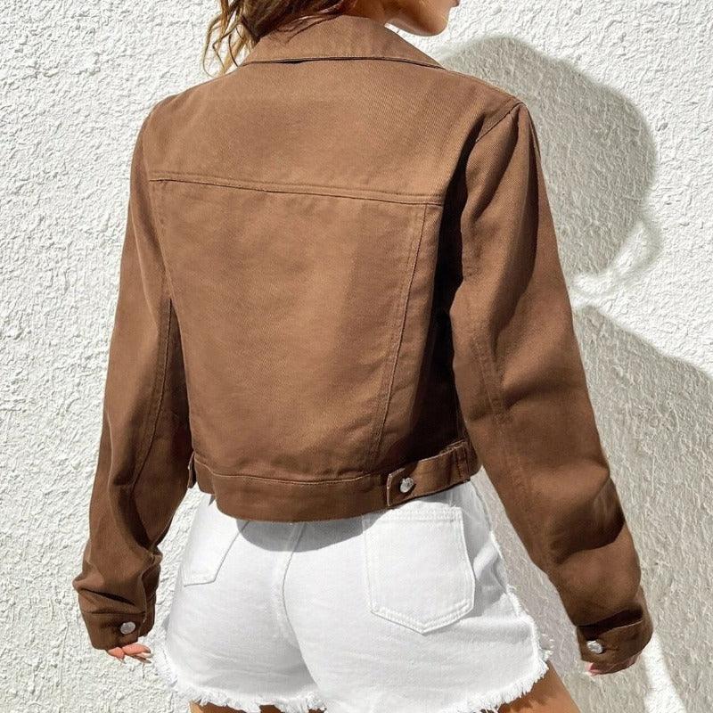 Hermione | Cropped Spijkerjack - Fashion Lab