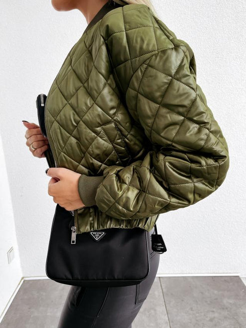 jas voor dames – Iella | Gewatteerd Bomberjack Met Moderne Stijl