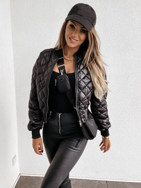 jas voor dames – Iella | Gewatteerd Bomberjack Met Moderne Stijl