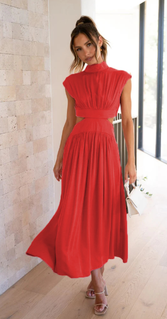 Zariyah | Uitgesneden Maxi Jurk - Fashion Lab