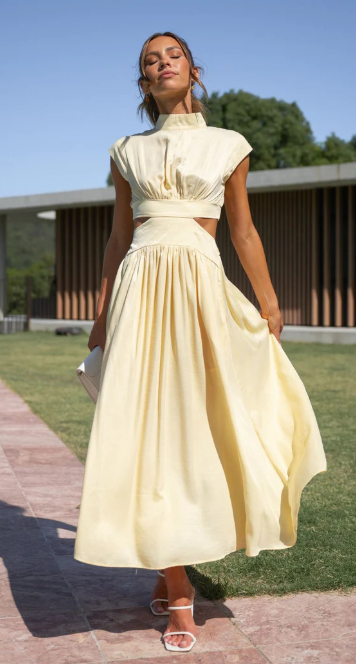 Zariyah | Uitgesneden Maxi Jurk - Fashion Lab