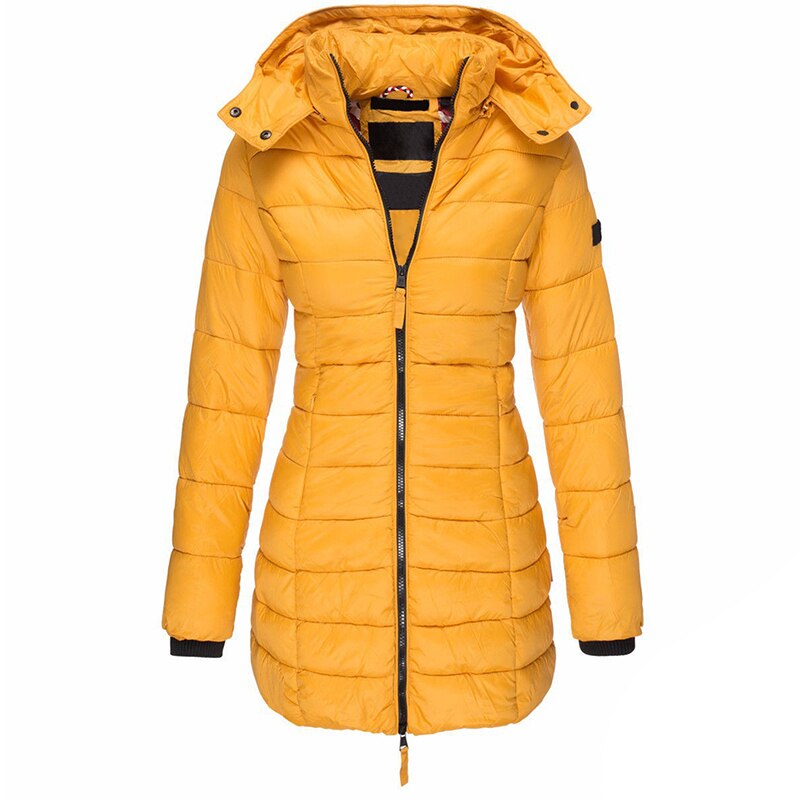 Jas voor dames – Donsjack | met capuchon en ritssluiting