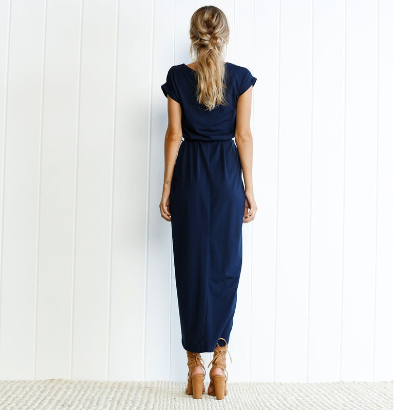 jurk voor dames – Moira | Lange Jurk Met Split