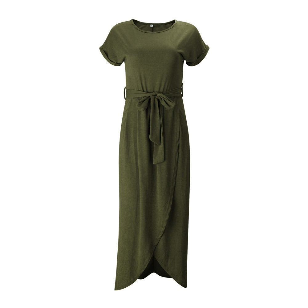 jurk voor dames – Moira | Lange Jurk Met Split