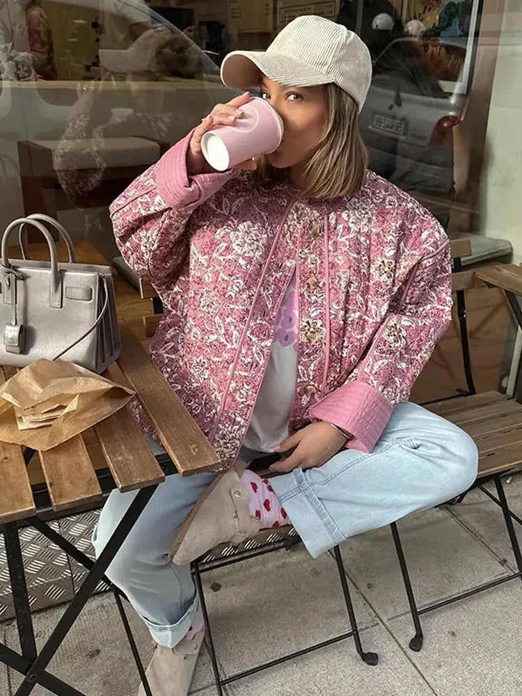Narissa | Zomerjas Met Bloemenprint - Fashion Lab
