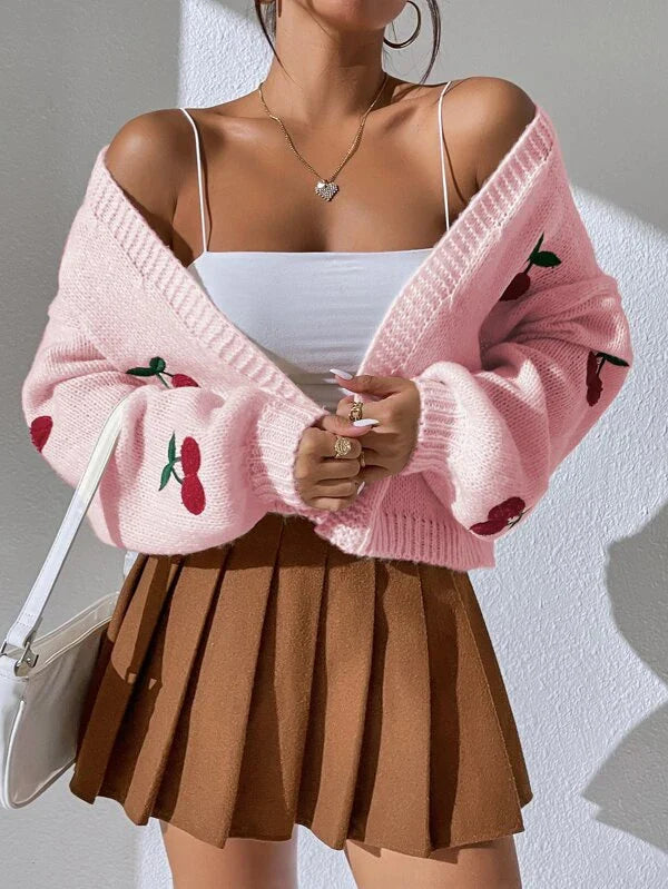Neilah | Zoete Kersen Cardigan - Fashion Lab