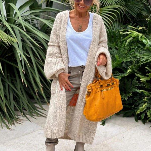 Dunya | Vintage Oversized Love En Peace Cardigan - Fashion Lab