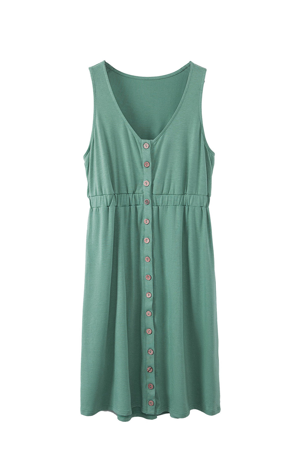 Olivia | Mouwloze Mini Jurk Met Hoge Taille - Fashion Lab